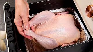 ¡Un chef coreano me enseñó este truco de pollo en una freidora de aire! ¡Mis amigos me suplican por