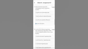 Nptel Soft skill development Assignment -7 Solutions 2024