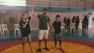 Boy vs girl bjj grappling | Victoria Constantinidou won by points. (22 points)