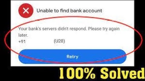 Error Code U28 In Google Pay, How To Fix Error Code U28 In Google Pay?