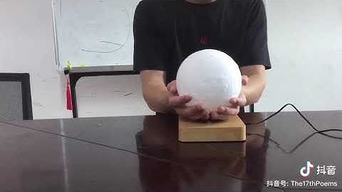 How to place levitating moon lamp