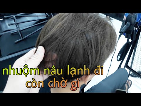 Màu Nâu Lạnh Nam - Nhuộm Tóc Màu Nâu Lạnh Tuyệt Đẹp