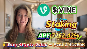 🚨 Solana VINE staking test results revealed — stable 7262.42% returns are too good to miss!