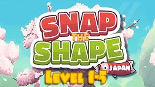 Snap The Shape Japan Walktrough Level 11-15 （Html5）