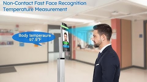 Body temperature detection terminal fever thermometer face recognition attendance machine