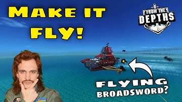 Can We Make a 1 Million Battleship Fly? - From The Depths Building 🛠️