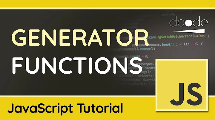 How to use Generator Functions in JavaScript - Tutorial