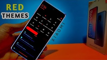 Today Best Theme Miui 12/13/12.5 || Priemium Red || For Any Poco Redmi Device || SidAndrow