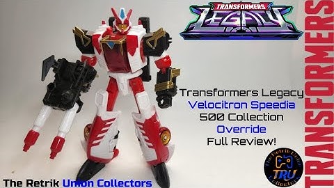 Transformers Legacy Velocitron Speedia 500 Collection Override Review!