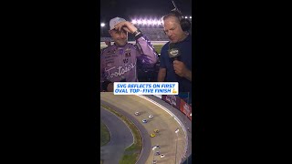 SVG gets his first top five on an oval in his 64th NASCAR Cup Series start 🤯