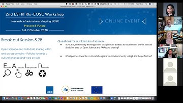 Session 5 - Breakout 2: Open Science & FAIR data sharing  | 2nd ESFRI EOSC Workshop