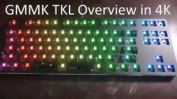 GMMK TKL Keyboard Overview in 4K (Glorious Modular Mechanical Keyboard)