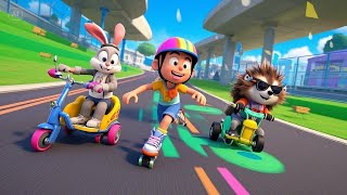 Voroom Voroom! The Great Train Chase | Rhymes & Speedy Tracks for Kids | All Aboard the Fun Express!