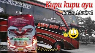 BUS TERKEREN DI KOTA NGAPAK!! KUPU KUPU AYU-RUSTY ADMIRAL [MR GOWOK].