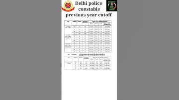 delhi police constable previous year cut off
