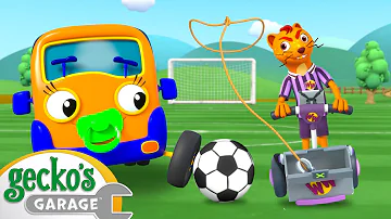 Weasel's Football Fiasco | Gecko's Garage 2 HOURS | Rob the Robot & Friends - Funny Kids TV