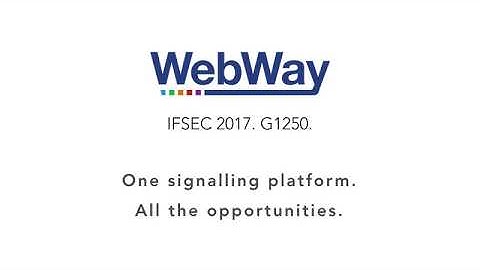 WebWay - One signalling platform. All the opportunities.