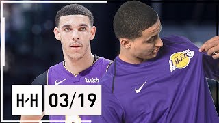 Lonzo Ball \& Kyle Kuzma Full Highlights Lakers vs Pacers (2018.03.19) - 27 Pts for Kuzma