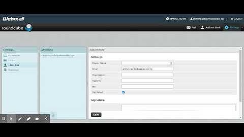 How to reset password on Roundcube.