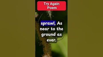 Try Again Poem | Class 7 | Read-Aloud | Poorvi | Unit 1 | English | NEW | NCERT | CBSE | Elocution