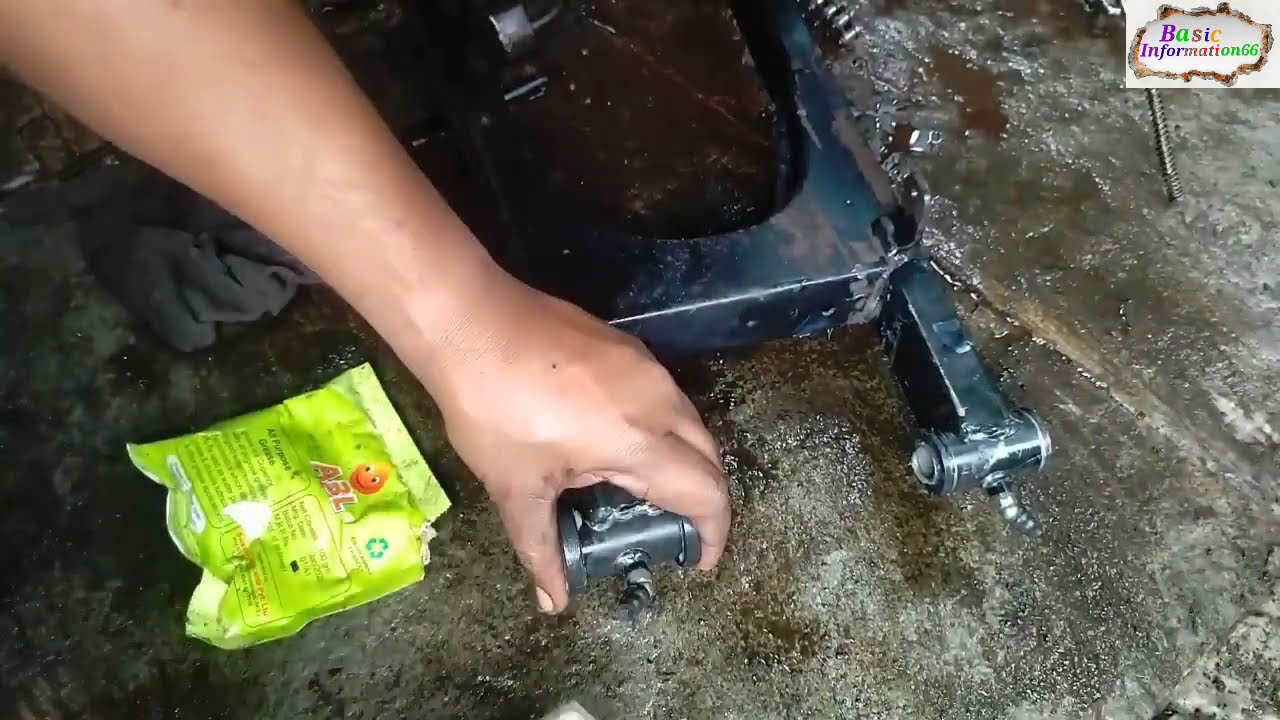 Bajaj Pulsar 150 bike Rear Wheel Bracket Bush changing and Settings