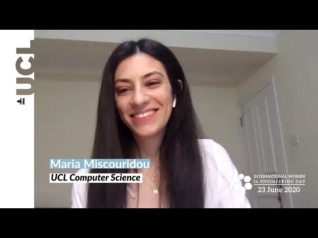 Watch INWED 2020 | Maria Miscouridou, UCL Computer Science on YouTube.