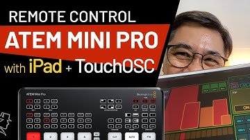 ATEM Mini Pro Remote Control with iPad + TouchOSC