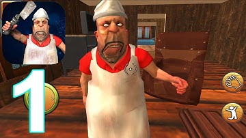 Scary Mr Butcher Horror Escape Gameplay Walkthrough Part 1 (IOS/Android)