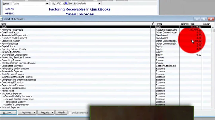 Factoring Receivables In QuickBooks