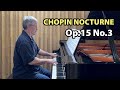 Chopin Nocturne Op.15 No.3 - Paul Barton, FEURICH 218 piano