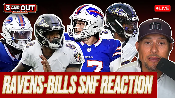 Reaction to Josh Allen & Bills COMEBACK win vs. Lamar Jackson & Ravens on SNF | 3 & Out NFL LIVE