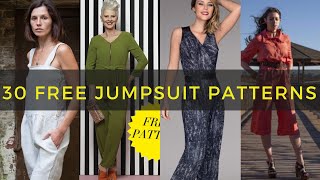 30 Free Jumpsuit, Romper and Overall Patterns You May Have Missed!
