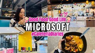 Everything I ate at the office today 🥰: free food+ endless cafeteria choices. 😋🎊 || Microsoft Hyd 📍 screenshot 5