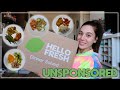 HELLO FRESH UNBOXING, TASTE TEST AND REVIEW | is it worth it? *unsponsored*