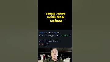 Count number of rows with NaNs in Pandas DataFrame 🐼 #shorts #pandas