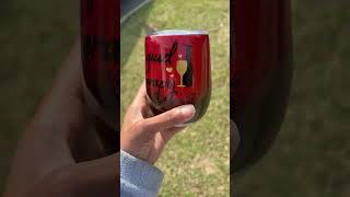 Because sometimes wine is cheaper than therapy.😉 #customtumblers #tumbler #winelovers #tumblermaker