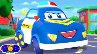 Wheels On The Police Car   More Bob the Train Nursery Rhymes for Toddler