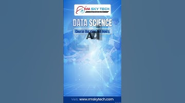 DATA SCIENCE COURSE || RM SKY TECH  - PONICHERRY