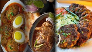 Nargisi kofta || Chapli kabab || Beef nihari (Bakra Eid special)recipes