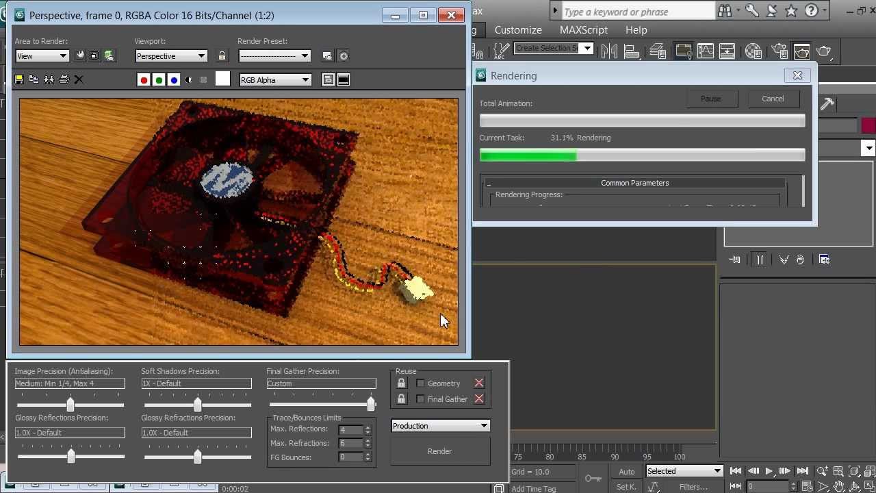 Learn 3ds max: Modeling Fan - Free Tutorial - beginners -pt16of16 - YouTube