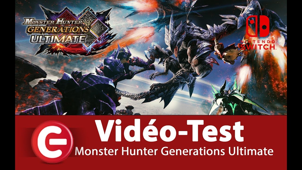 Vido Test Monster Hunter Generations Ultimate sur Nintendo Switch