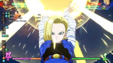 DBFZ v1.29 Android 18 5M TOD Corner Combo