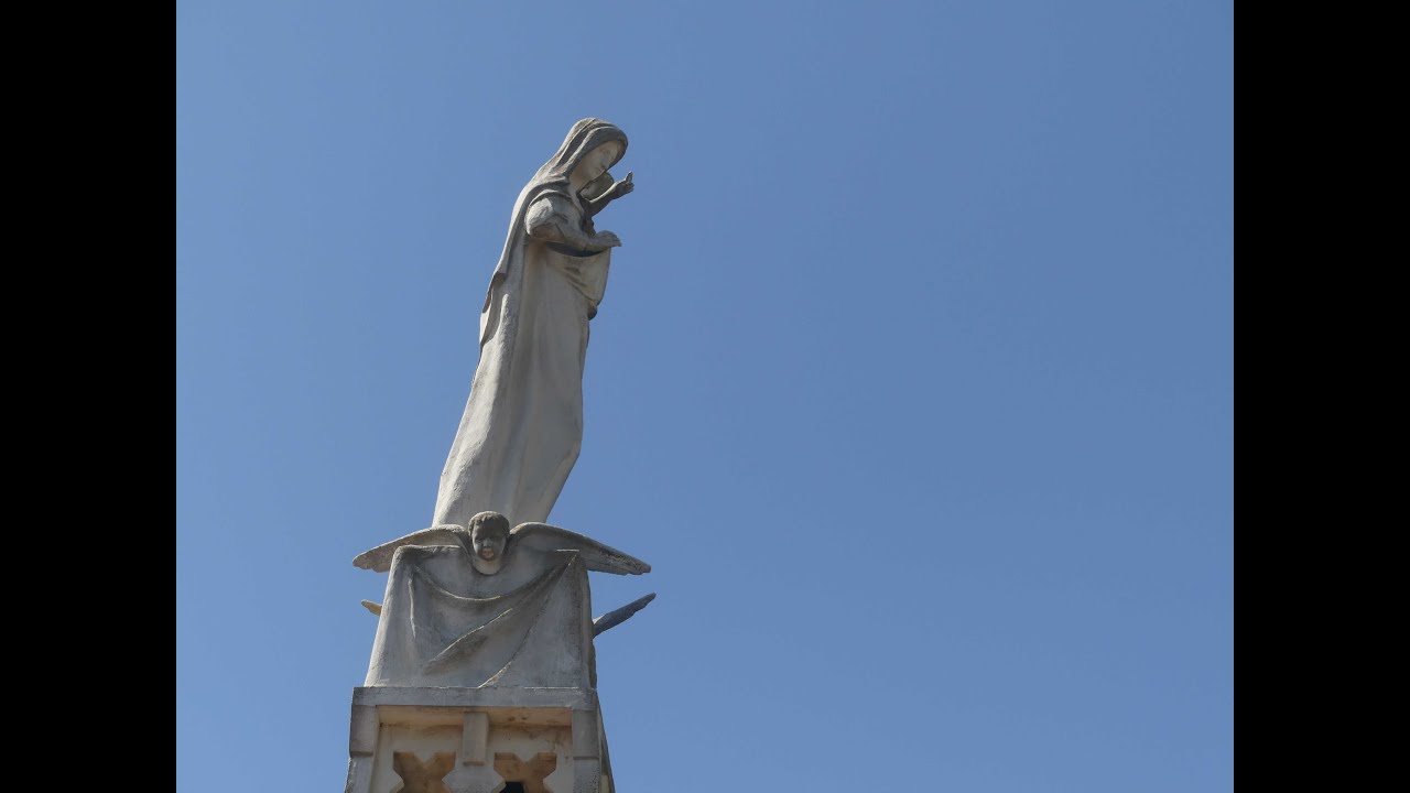 The tallest statue of the Virgin Mary in the Holy Land ! YouTube