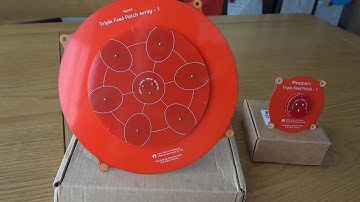 8.6kms on Triple feed Patch Array 5.8ghz Antenna.