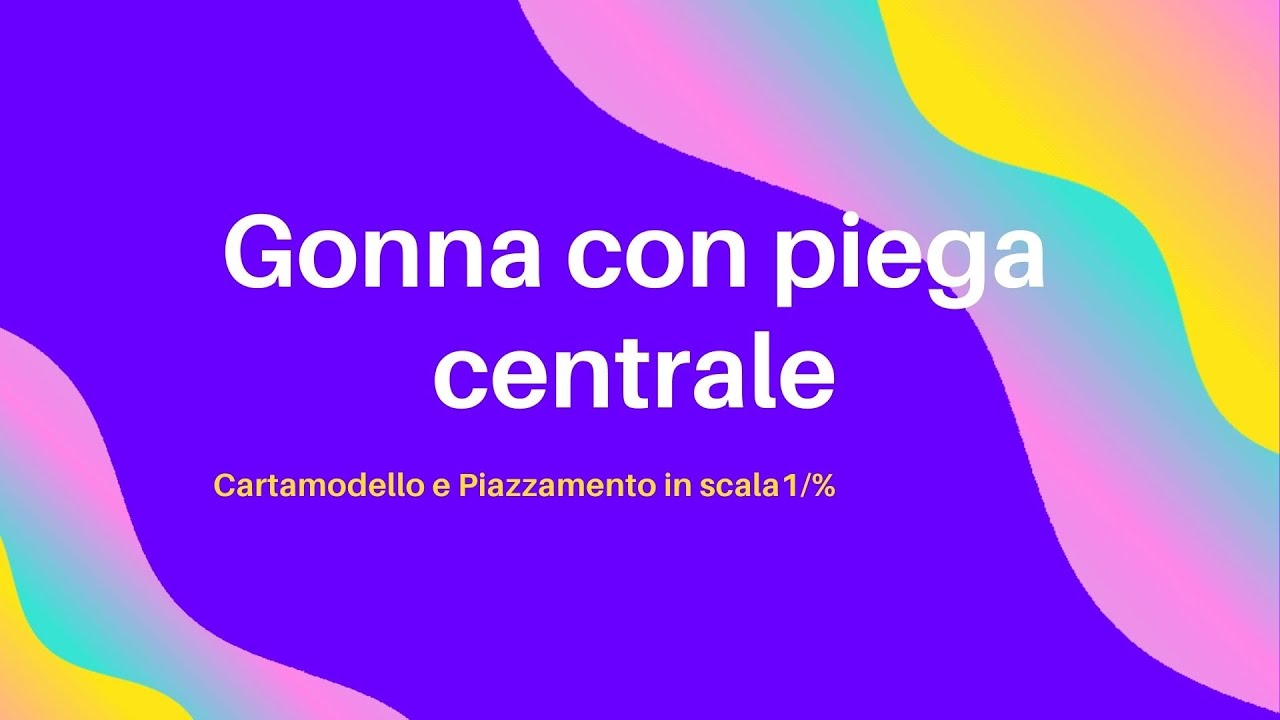 Gonna con Piega Centrale