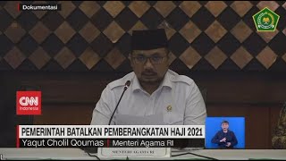 Indonesia Tidak Berangkatkan Jemaah Haji 2021