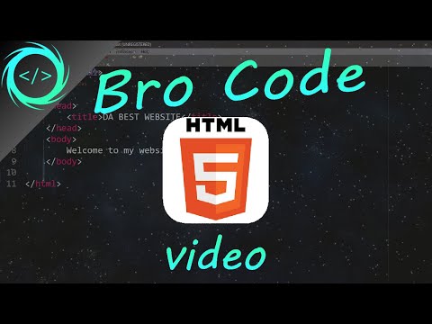 HTML how to add video 🎥 #8