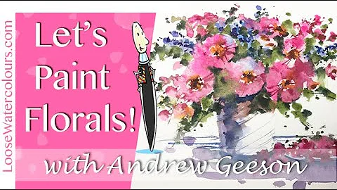 Simple Watercolours 'Pink Perfection'  with Andrew Geeson