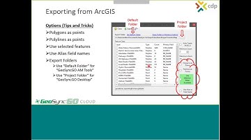 Helpful Tips and Tricks for  Exporting and Publishing layers from ArcGIS