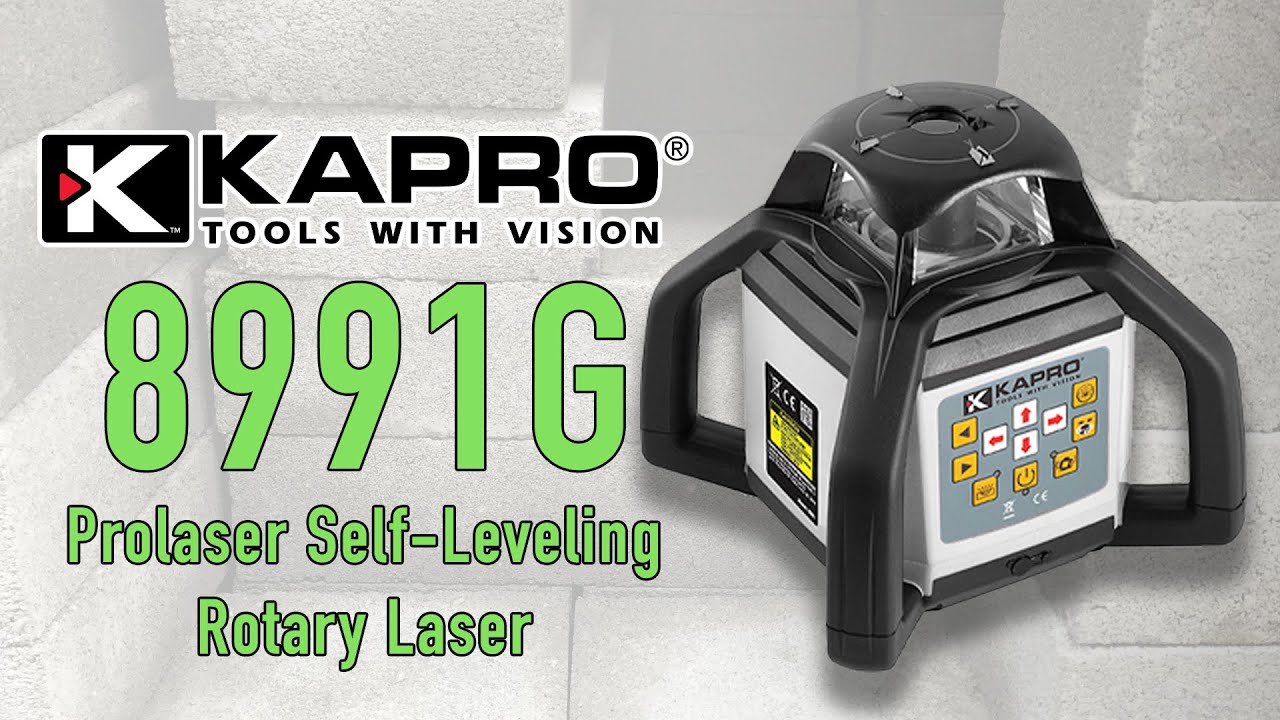 Kapro Prolaser Self-Leveling Green Rotary Laser 8991G - US Tape